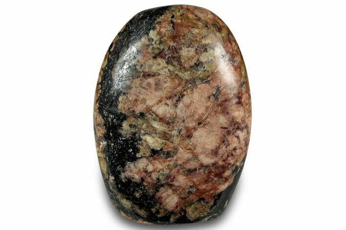 Free-Standing Red Feldspar and Tourmaline - Madagascar #318174